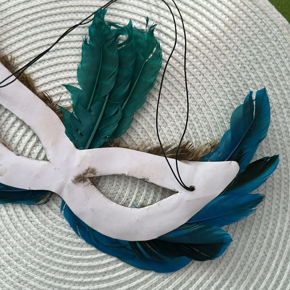 Feathered Masquerade Mask